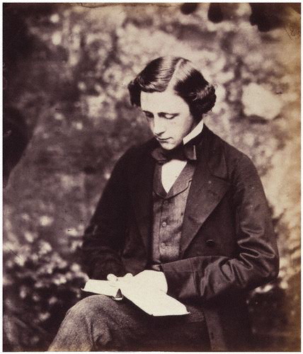 Lewis Carroll, a self-portrait, c. 1856