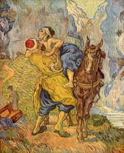 The parable of good Samaritan by Vincent van Gogh