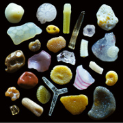 Sand under a microscope