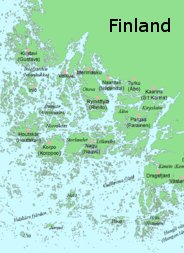 Map of the Archipelago Sea