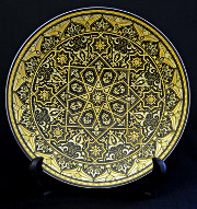 A damascene dish