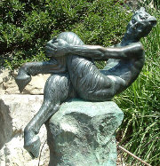 Satyr sculpture at Royal Botanical Gardens, Sydney