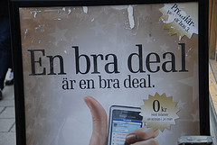 En bra deal (false friend)