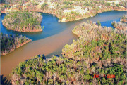 Turbid water from a stream entering Lake Tuscaloosa